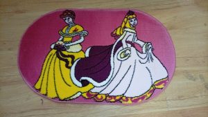 Covor Copii Roz Printese